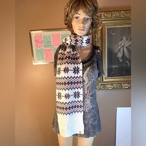 Timberland scarf perfect for winter and holidays quality made snowflake